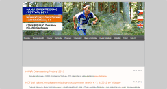 Desktop Screenshot of festival.hanaorienteering.cz