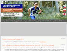 Tablet Screenshot of festival.hanaorienteering.cz